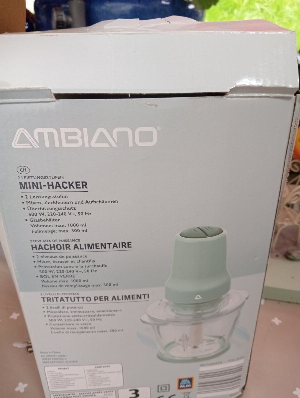 Elettrodomestici da cucina: mini Hacker – Nuovo e nell'imballaggio originale da Walde AG venduto da roja.14 1