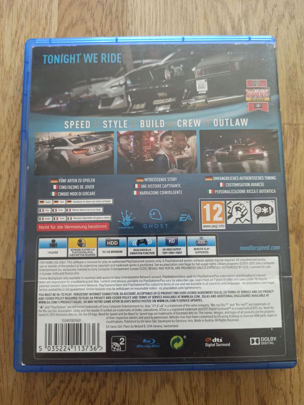 Giochi: Need For Speed PS4 / PS5 – Usato da Oberweningen venduto da mar_87mx 1