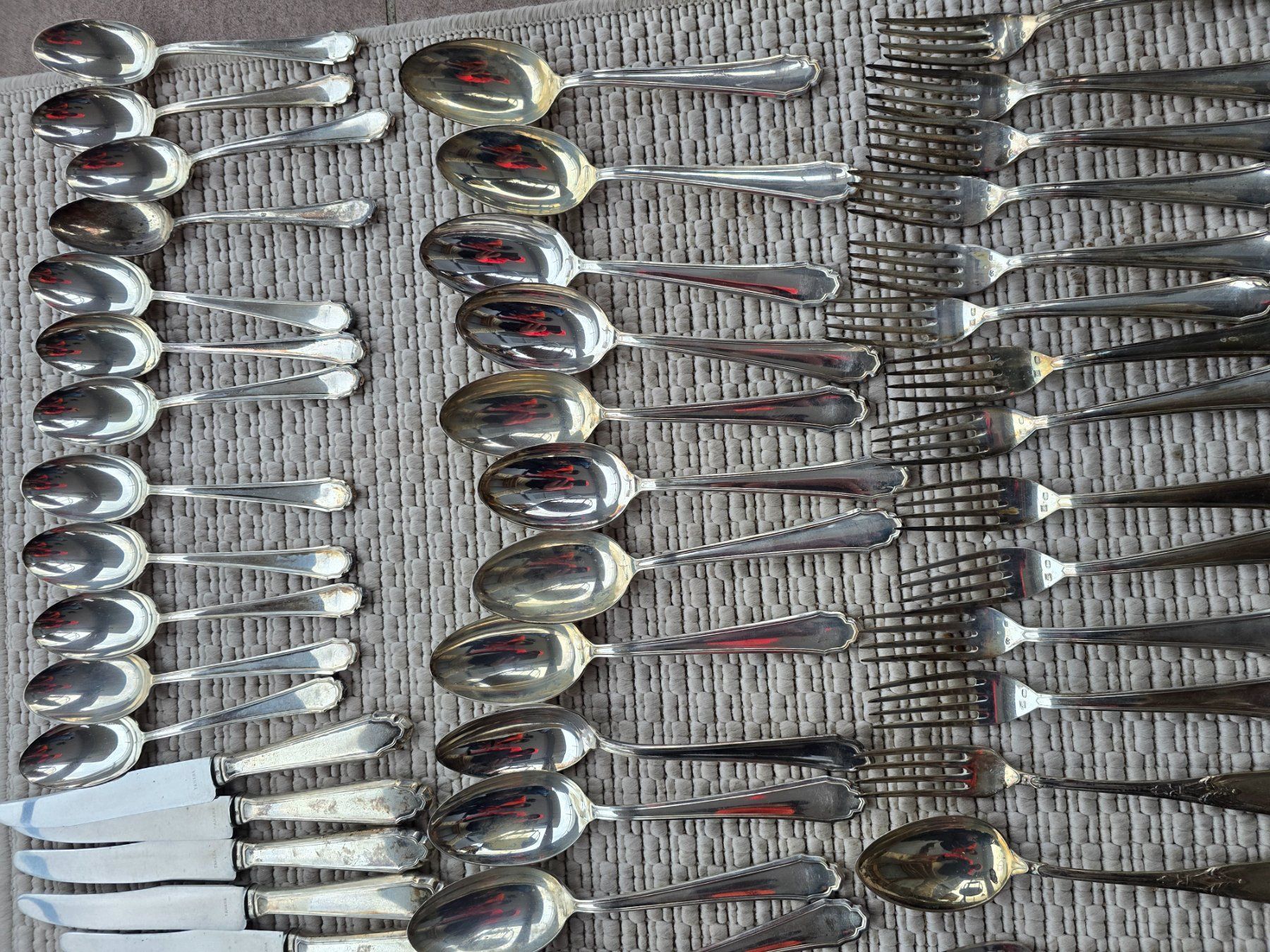 Set di posate: Silber-Besteck-Set (800er Silber), ca. 6.5 kg – Usato da Oberhofen am Thunersee venduto da OliCH76 5