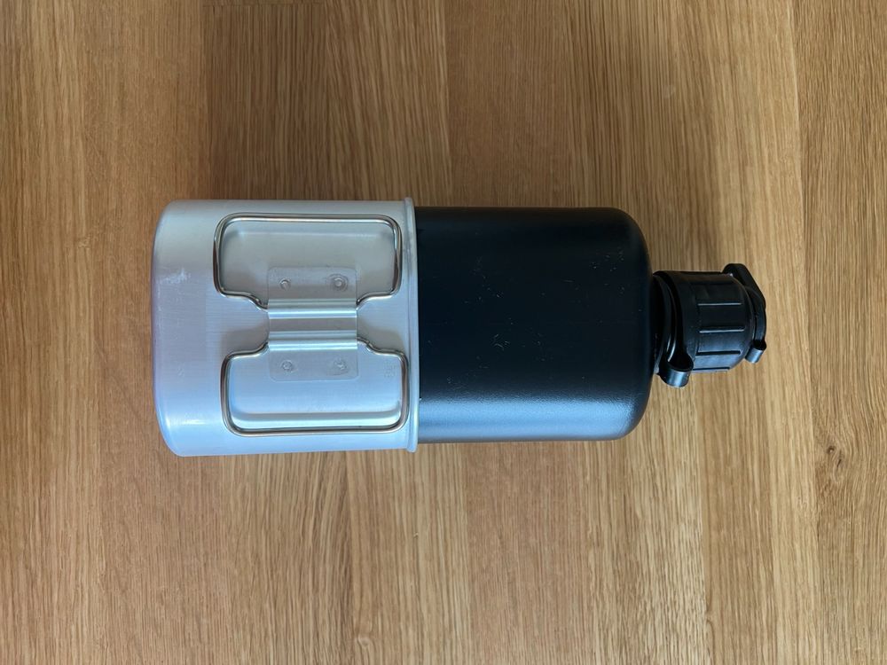 Feldflasche 500ml Army Grün - Leichte Aluminium Flasche Für Outdoor