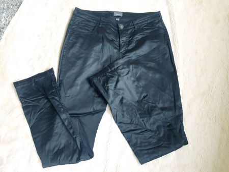 MEXX STOFFHOSE HOSE 36 S SATIN SCHIMMER LEICHTER GLANZ TOP