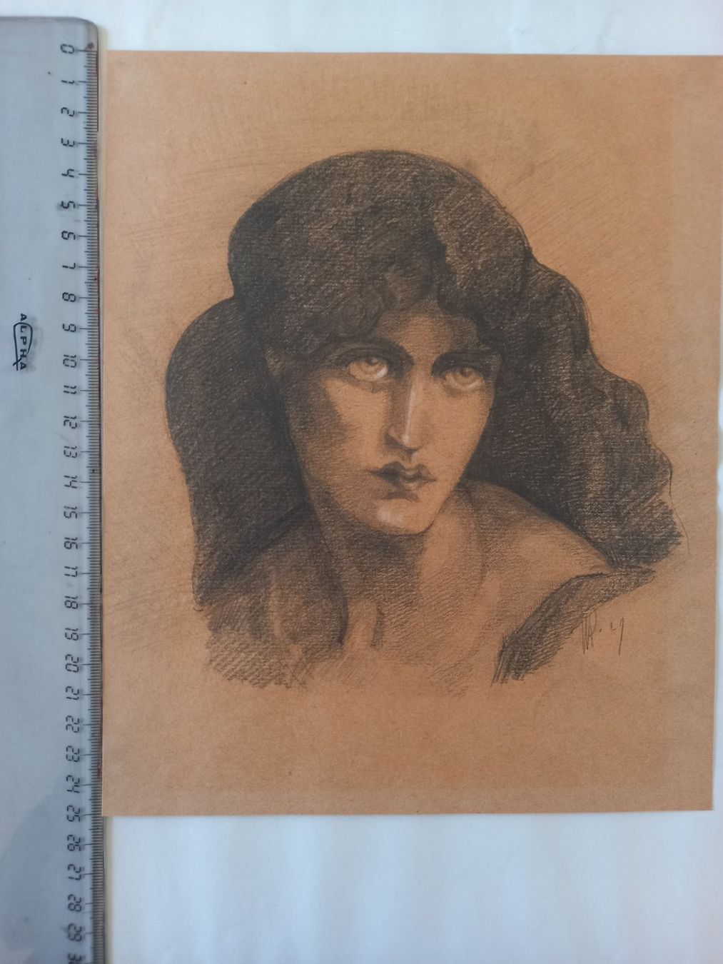 Gemälde: Frauenportrait von Willy Roth – Gebraucht aus Binningen von trovata 2