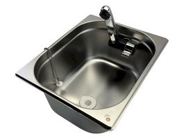 Edelstahl Spülbecken Camping 325 x 265