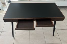 Eleganter Schreibtisch / Pult – Holz & Schwarz – 120 × 60 cm
