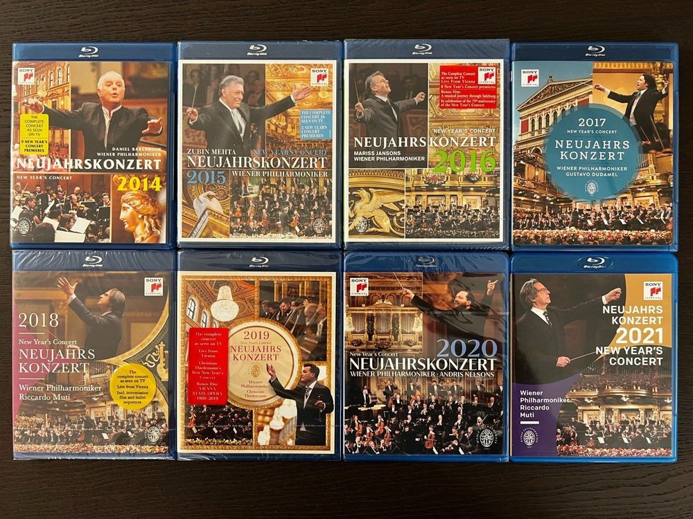 Neujahrskonzert Wiener Philharmoniker 2014 bis 2021 Kaufen auf Ricardo