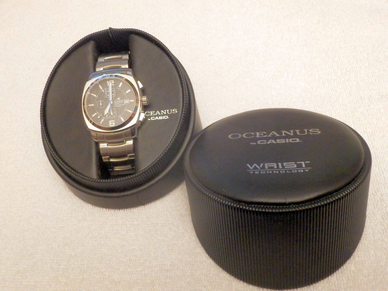 Casio Orologi: Casio Oceanus, Chronograph, Alarm, Quartz, neuwertig mit Box – Usato da Ueberstorf venduto da dinbau 8