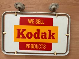 Vintage 1970,s Kodak Reklame Schild Very nice!