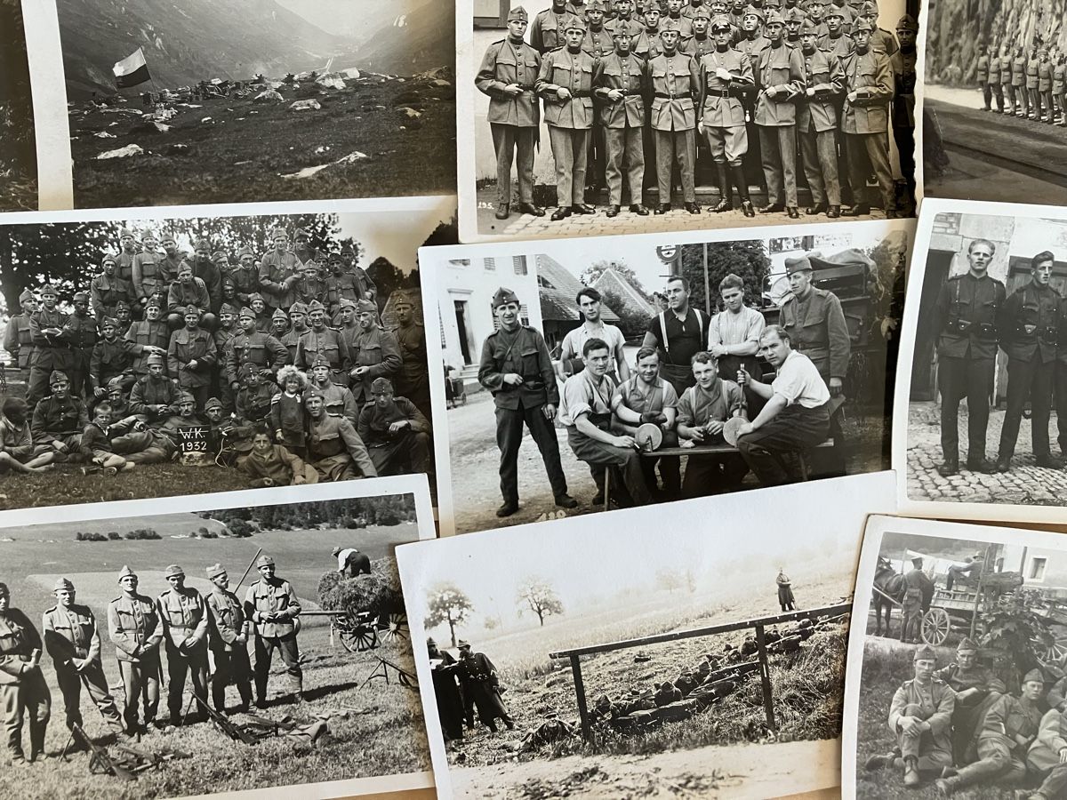 Cartoline postali: 28 Ansichtskarten Militär guter Zustand – Usato da Bauma venduto da Baumer71 4