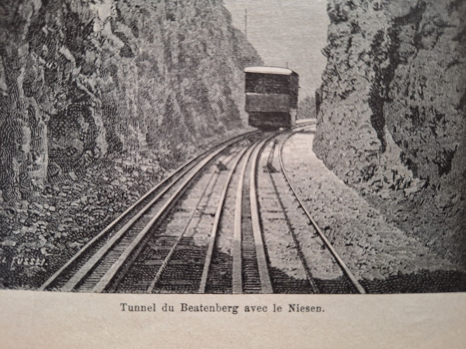 Incisioni: TUNNEL DU BEATENBERG – Usato da Bevaix venduto da bohrap 1