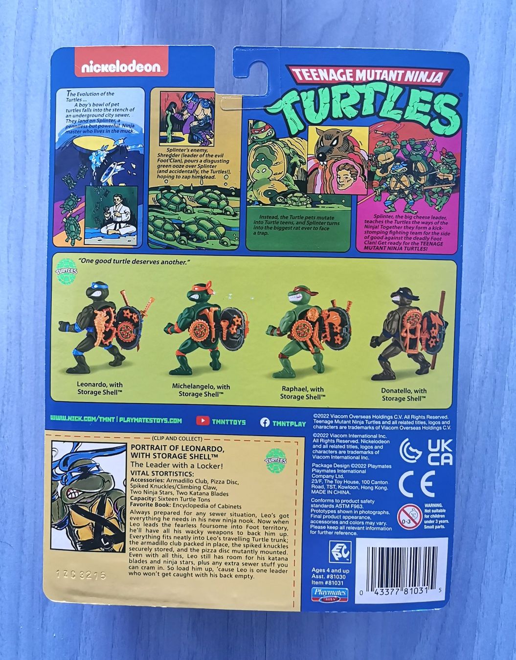 Statuette: Turtles Action Figuren m. Panzerfach TMNT Set Playmates Toys – Nuovo e nell'imballaggio originale da Rorschach venduto da Actionvintage789 5
