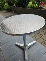 Runder Bistrotisch, Aluminium, wetterfest