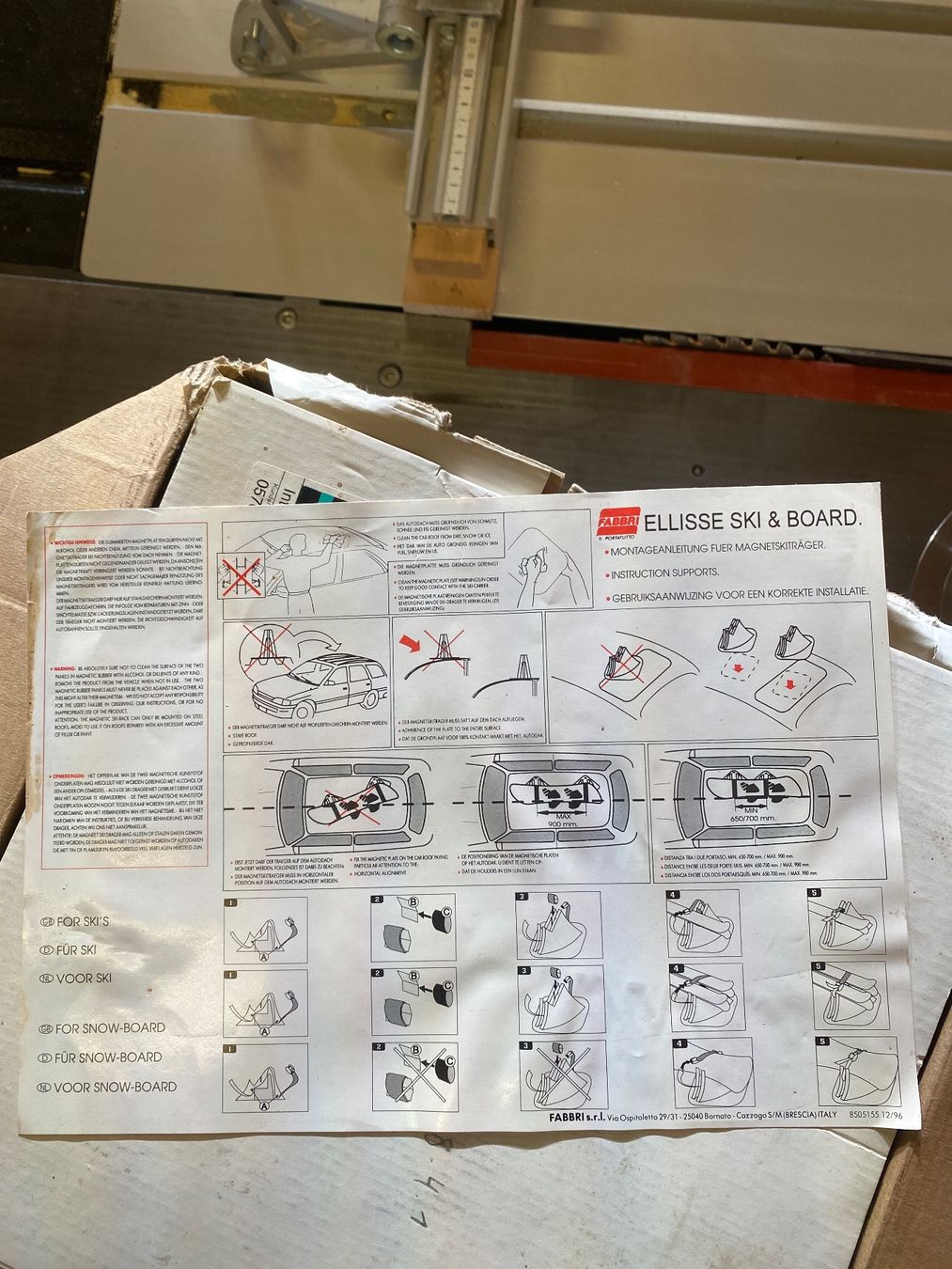 Portapacchi: Dachträger magnetisch für Snowboard – Usato da Walkringen venduto da Chlepfschytt 1
