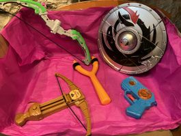 Spielzeug-Waffenset Armbrust Schild