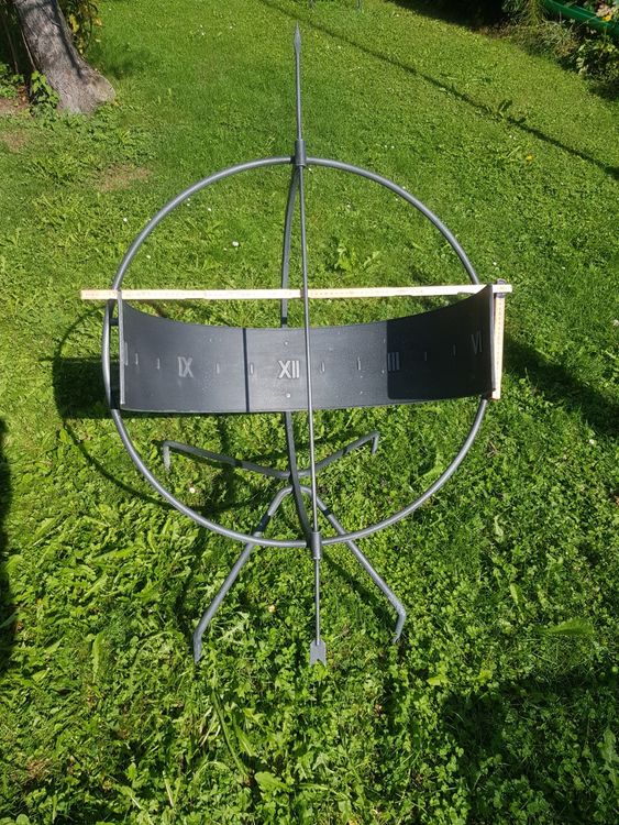 Grosse SONNENUHR für den Garten Kaufen auf Ricardo