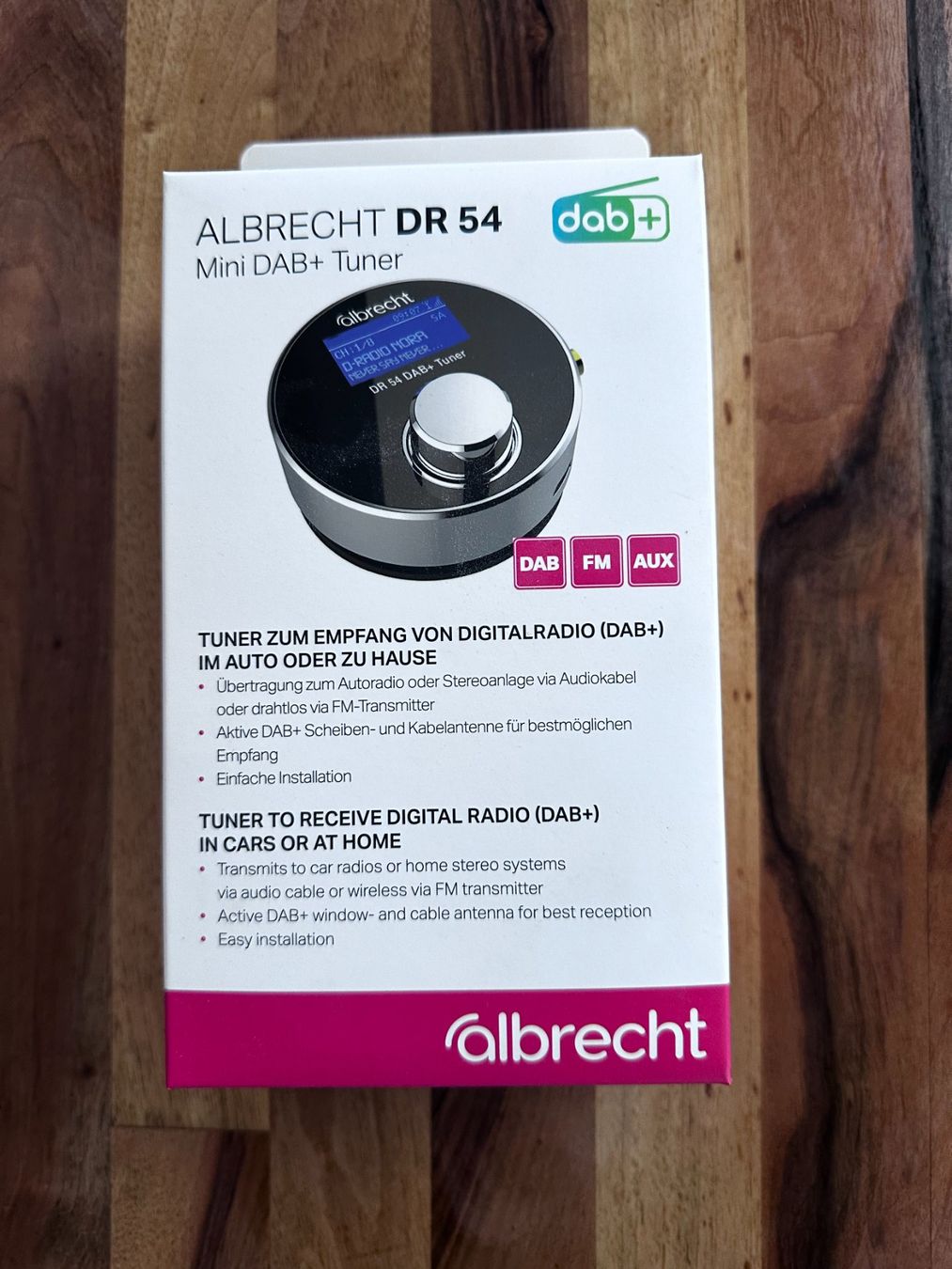 Adattatori: Albrecht DR 54 DAB+ Empfänger – Nuovo (secondo la descrizione) da Mörel venduto da swiss.swift.supply