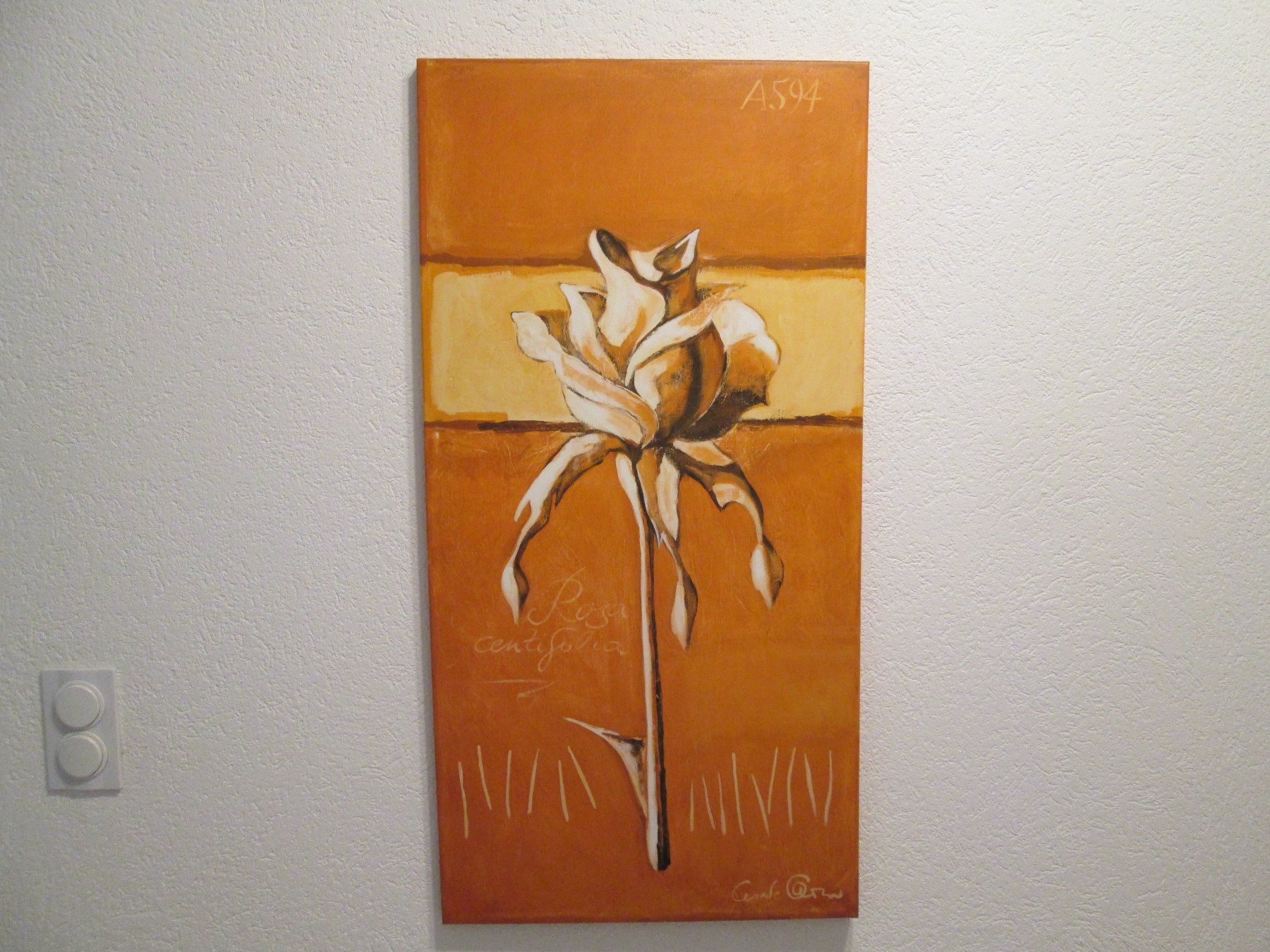 Posters & Illustrations: 2 Stk. - Bild  Orchidee und Rose – D'occasion à Movelier par KRASI61 3