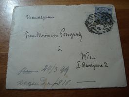 Brief Österreich 1899, o Innsbruck