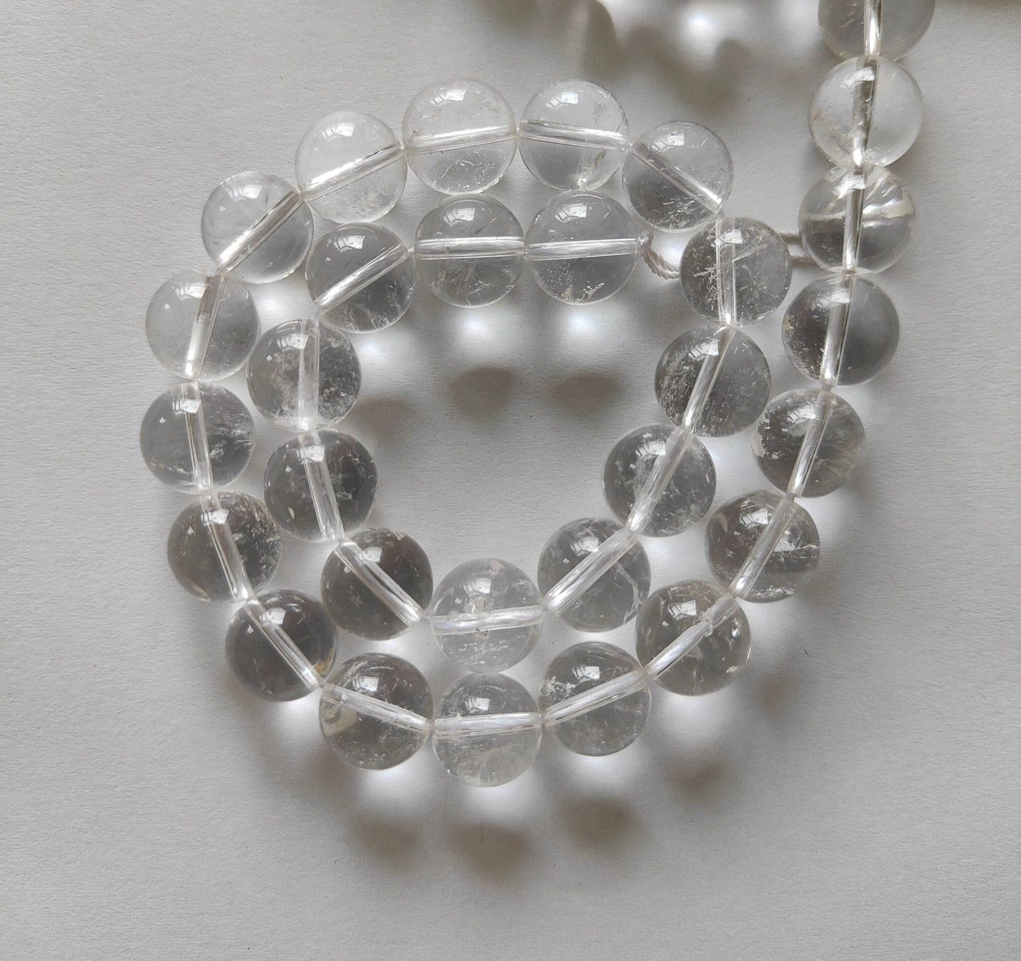 Pietre preziose: Bergkristall, Beads 13mm, Strang – Nuovo e nell'imballaggio originale da Rümlang venduto da 21f 3