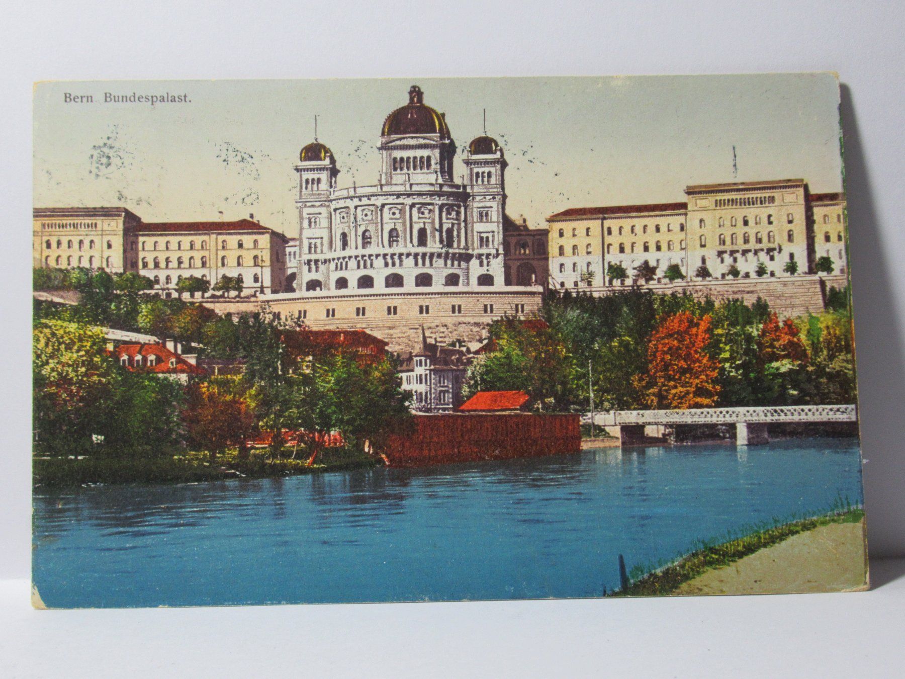 Cartoline postali: Bern , Bundeshaus  1914 – Usato da Grenchen venduto da Bluemchen1900