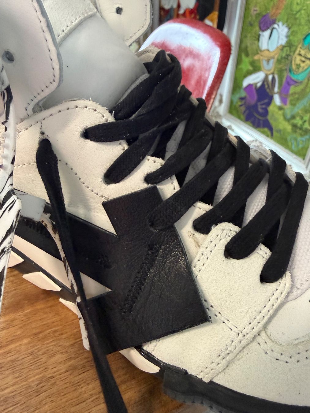 Off-White Scarpe da uomo: Virgil Abloh, Off White, Gr. 42 High Top Vulcanized Leather – Nuovo e nell'imballaggio originale da Oberentfelden venduto da Swissair72 4