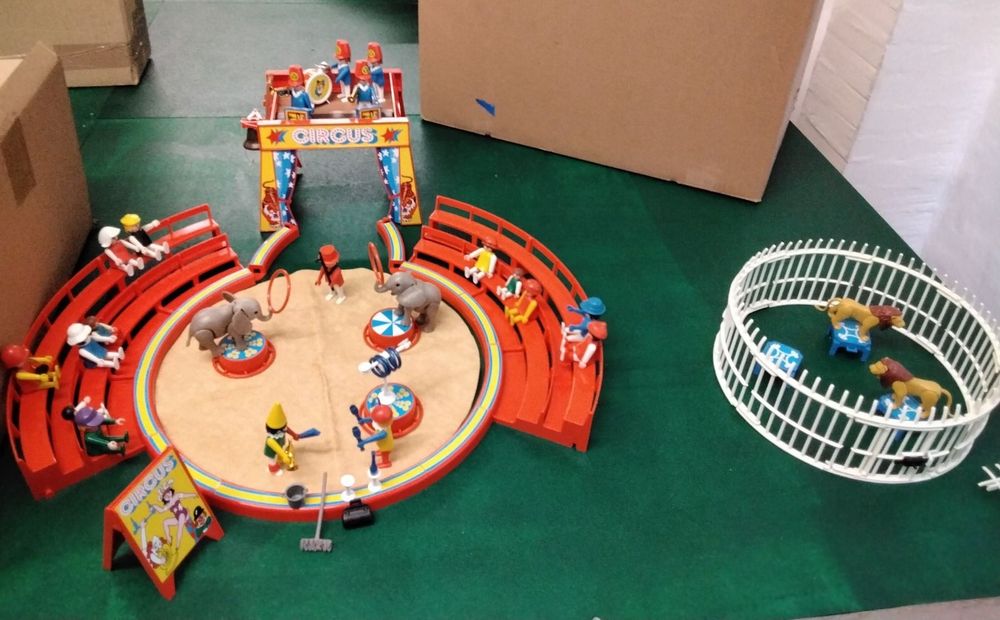 Accessoires Playmobil 3553 Gradin N°2 Pour Cirque - Inclut Personnages, Animaux - Occasion Bon état