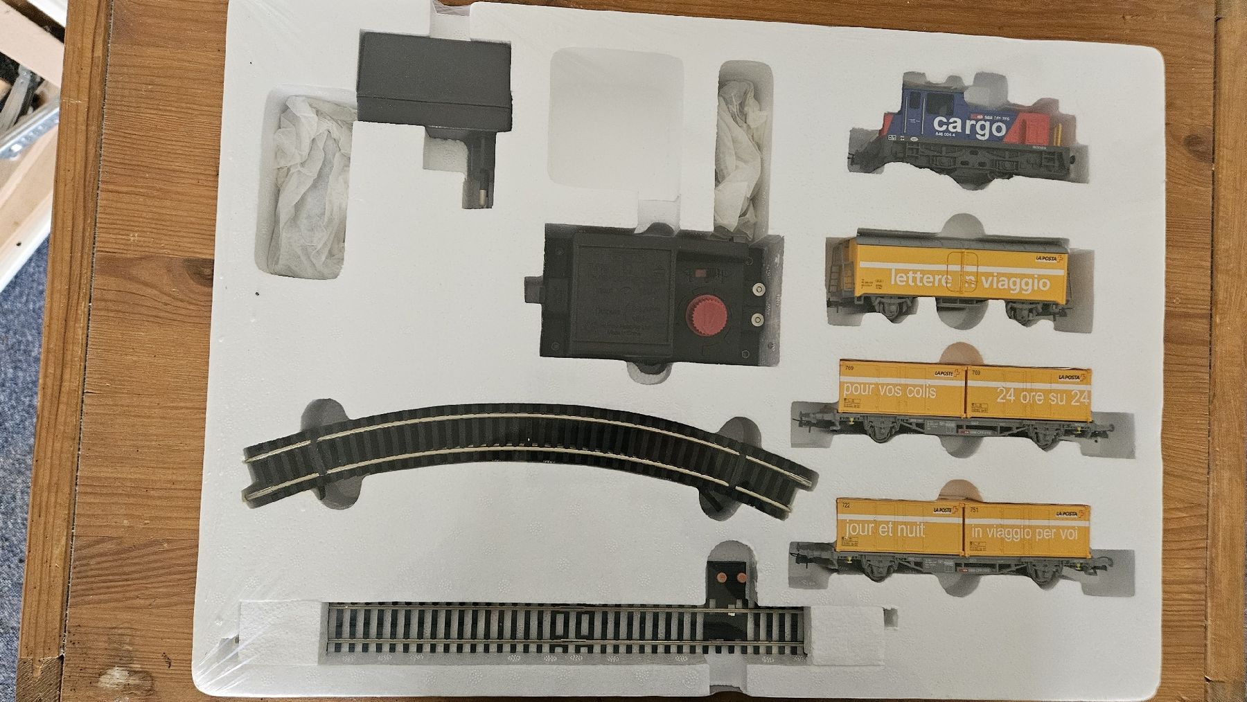 Lima Modellini di ferrovie: Lima H0 1023 Starter-Set Modelleisenbahn - Die Post! – Nuovo e nell'imballaggio originale da Nidau venduto da peterrue 4