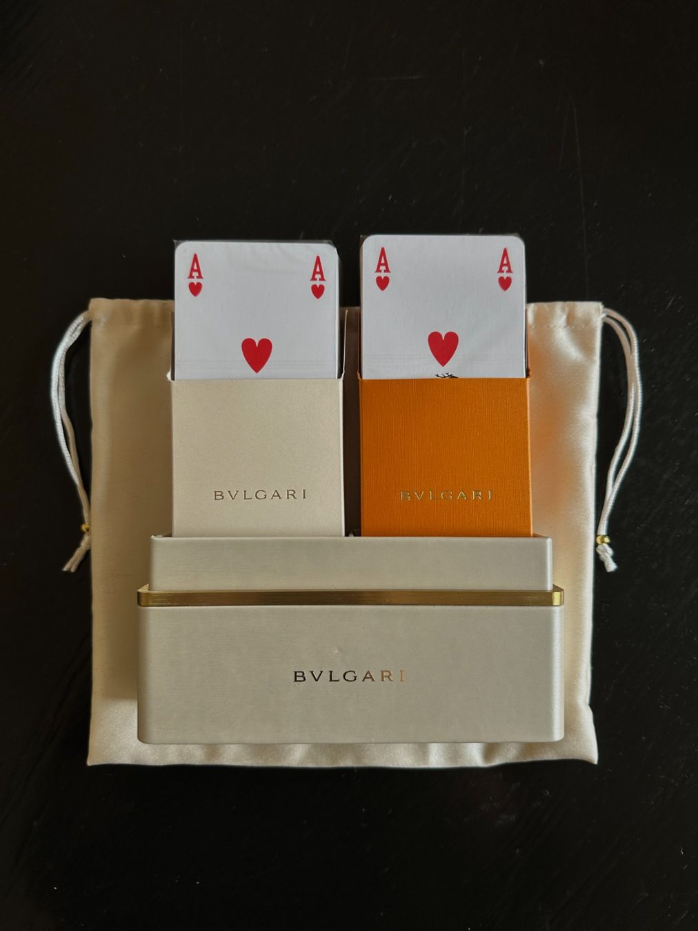 Giochi: Bulgari Spielkartensets – Nuovo e nell'imballaggio originale da Zürich venduto da lixius