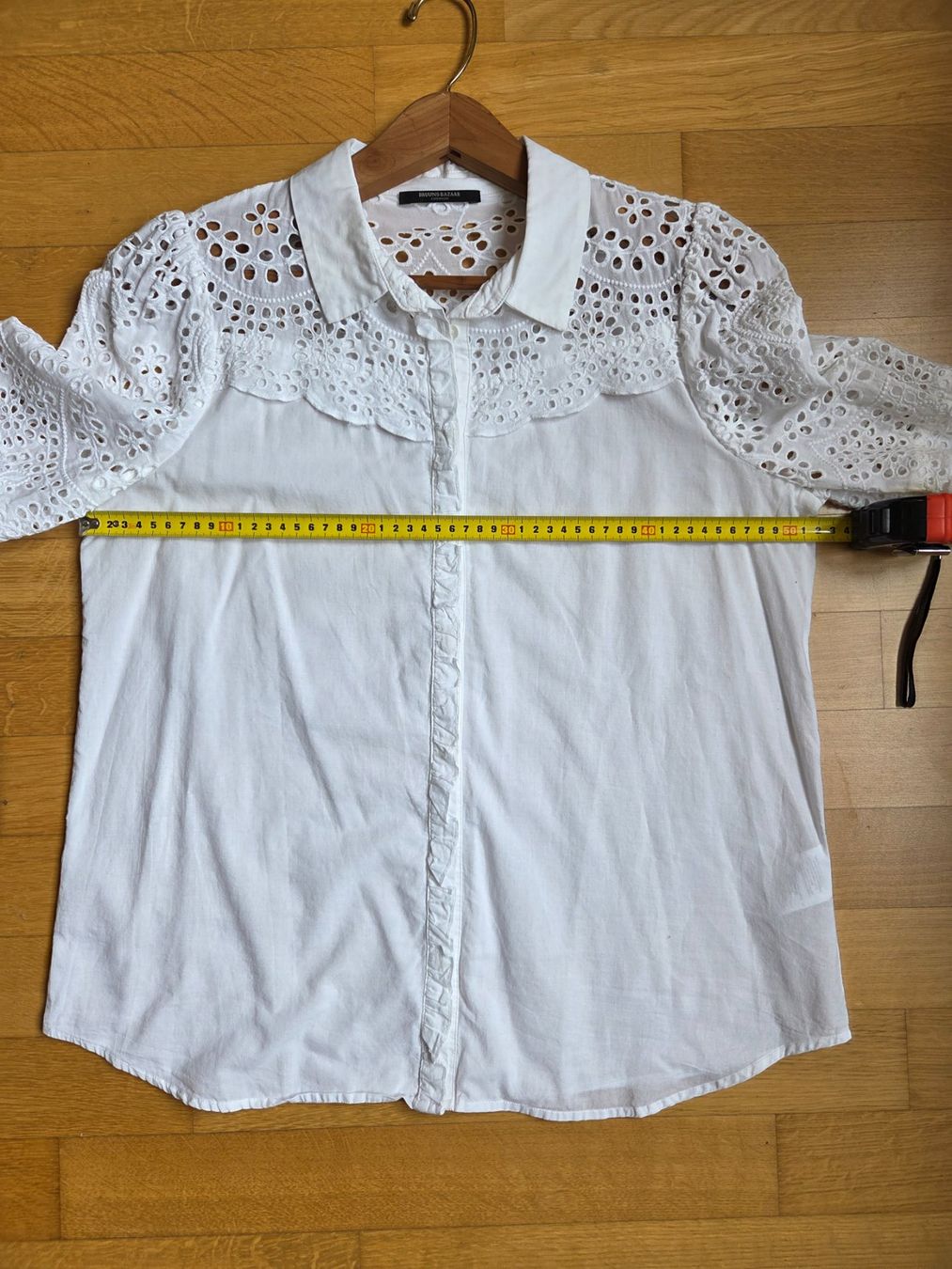 Camicette: Bluse Spitzen, weiss, Baumwolle – Usato da Fislisbach venduto da Maieriisli25 1