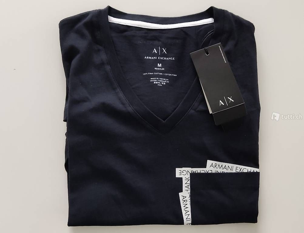 Armani T-shirt: ARMANI EXCHANGE, Größe M, NEU – Nuovo (secondo la descrizione) da Bellinzona venduto da suissepro