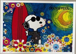 Death: Murakami Snoopy Surfer Boy, limitiert, signiert