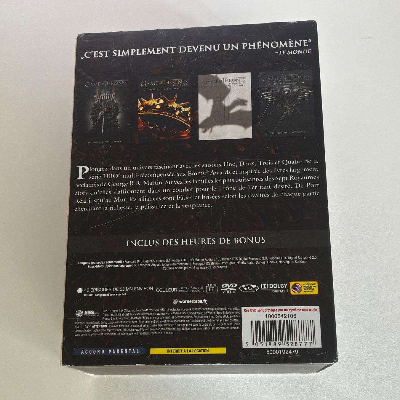 Tutti i DVDs: DVD - Game of Thrones saison 1-5 – Usato da Peseux venduto da fio_n9qk 1