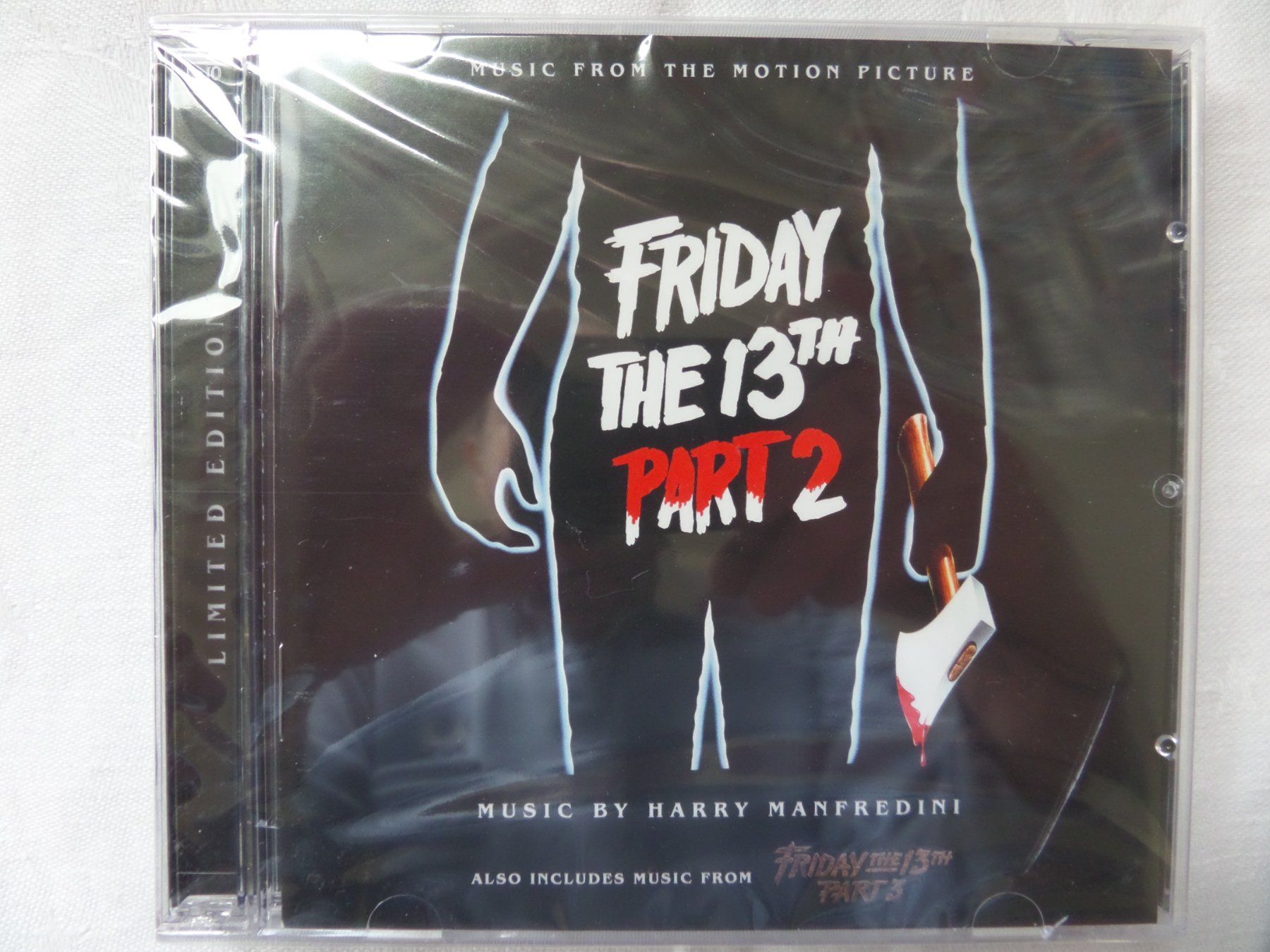 CD: Harry Manfredini - Friday The 13th Part 2 & Part 3 - 2XCD – Nuovo e nell'imballaggio originale da Genève venduto da CDLPBookS