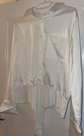 Elegante weisse Body Bluse