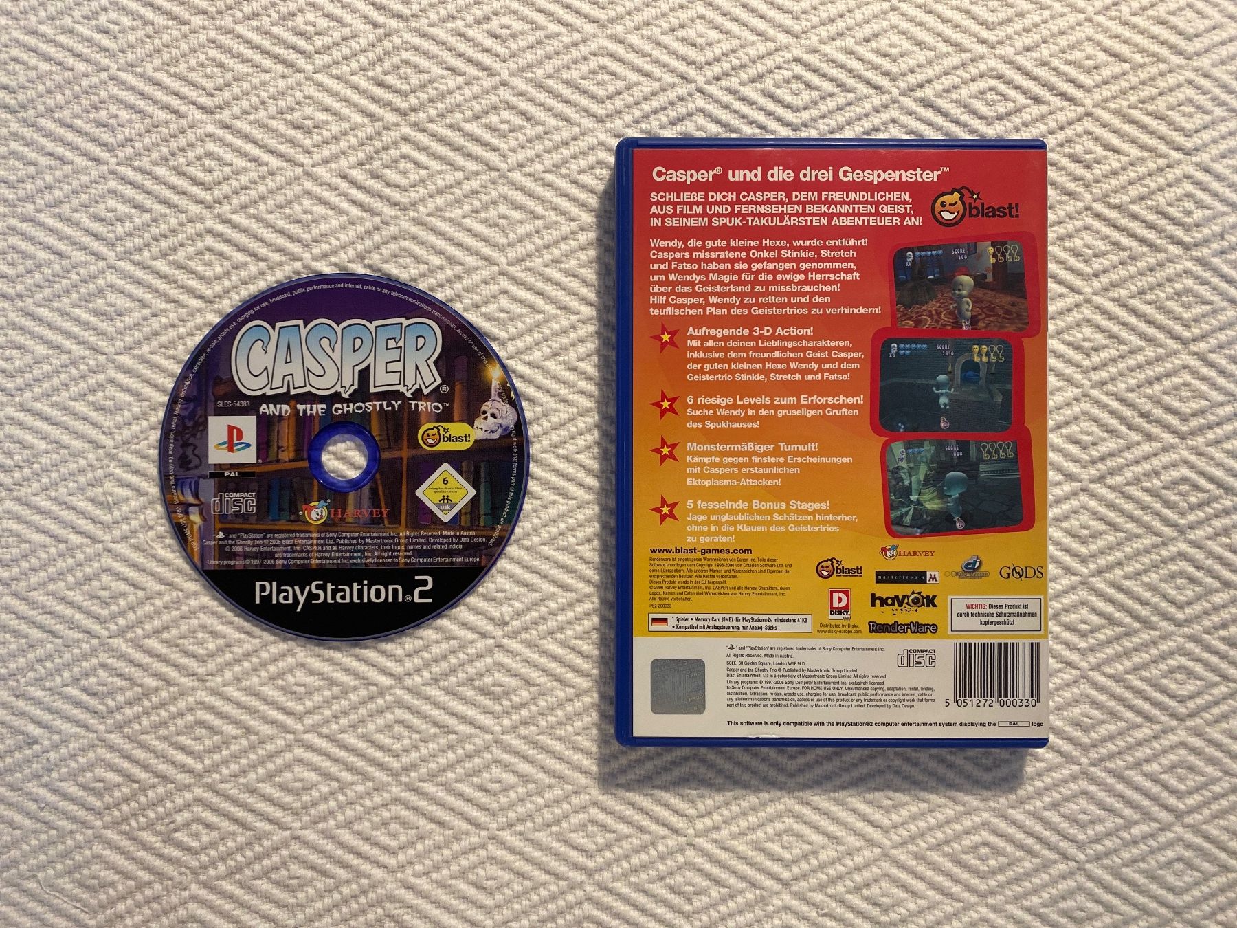 Sony Giochi: Casper und die drei Gespenster PS2 – Usato da Reichenbach i. K. venduto da Daniel840 1