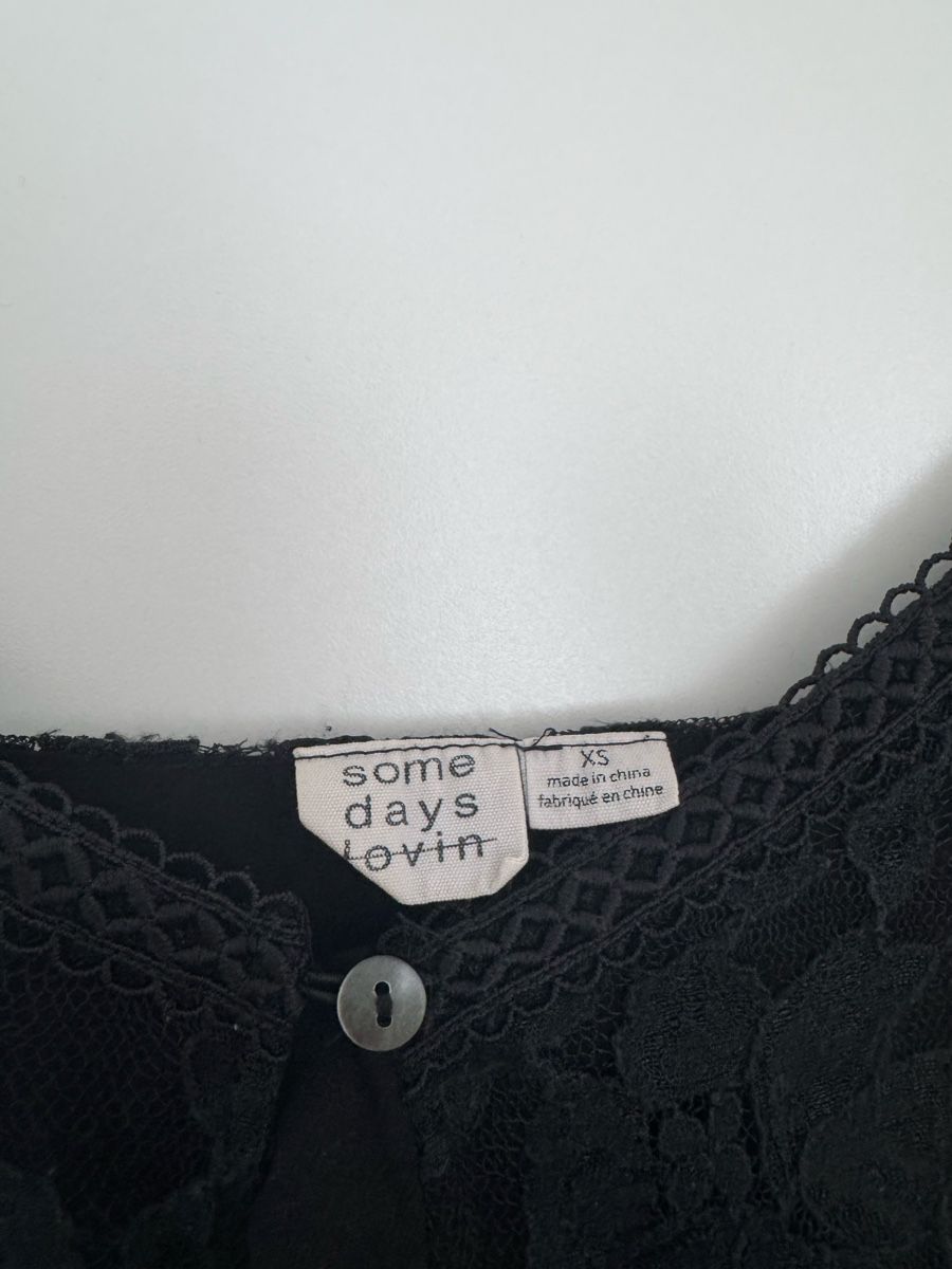 Kleider: Sommerkleid schwarz mit Spitze Gr. XS – Gebraucht aus Staufen von M19M 2