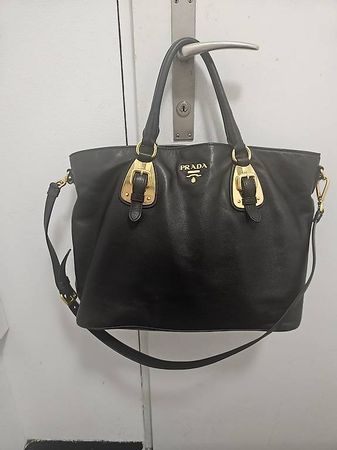 Prada Soft Calf Tote Bag, Schwarz (Nero), Modell BN1902