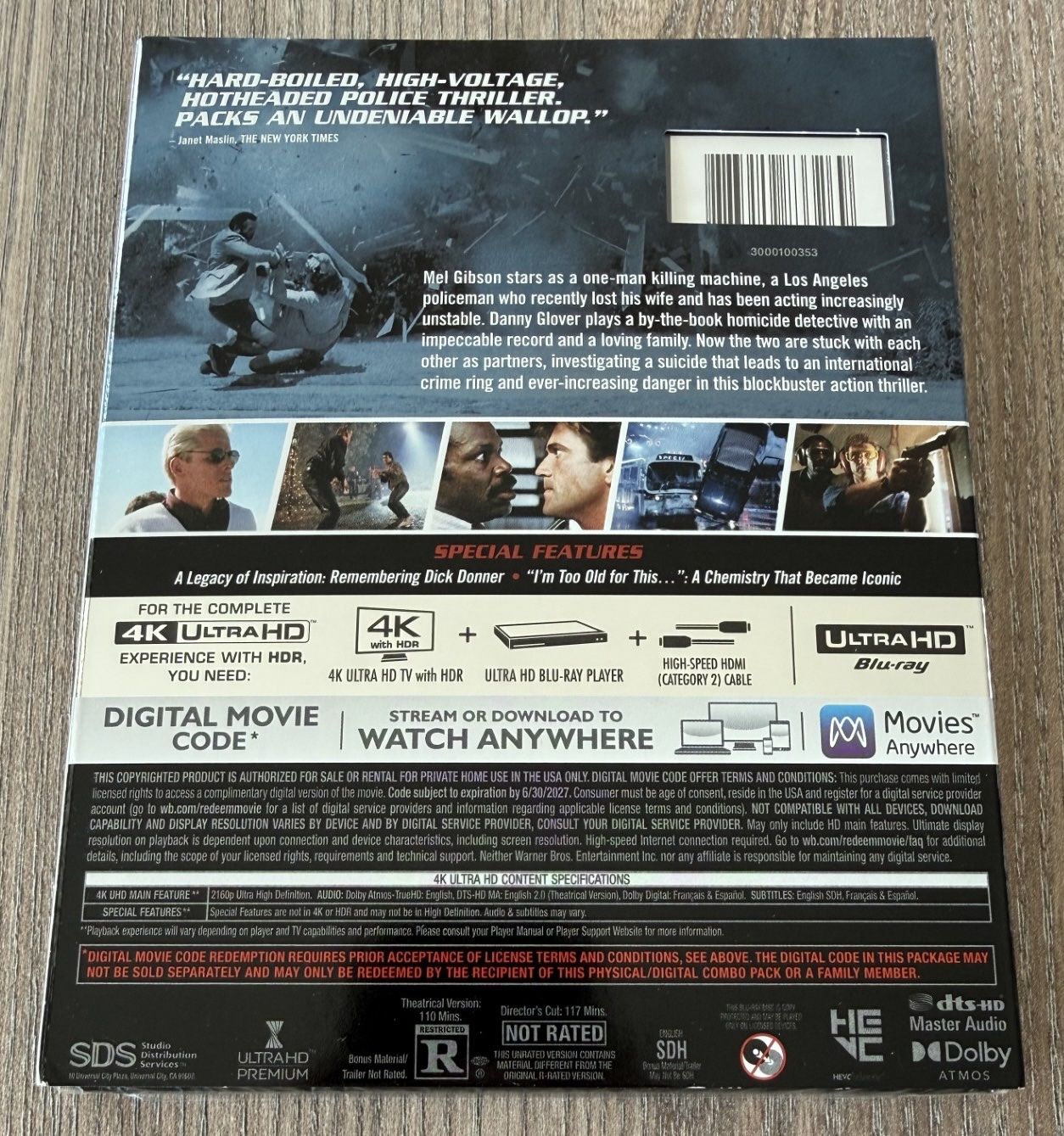 Tutti i DVDs: Lethal Weapon 4K UHD (US-Version) – Nuovo e nell'imballaggio originale da Malters venduto da starfighter01 1