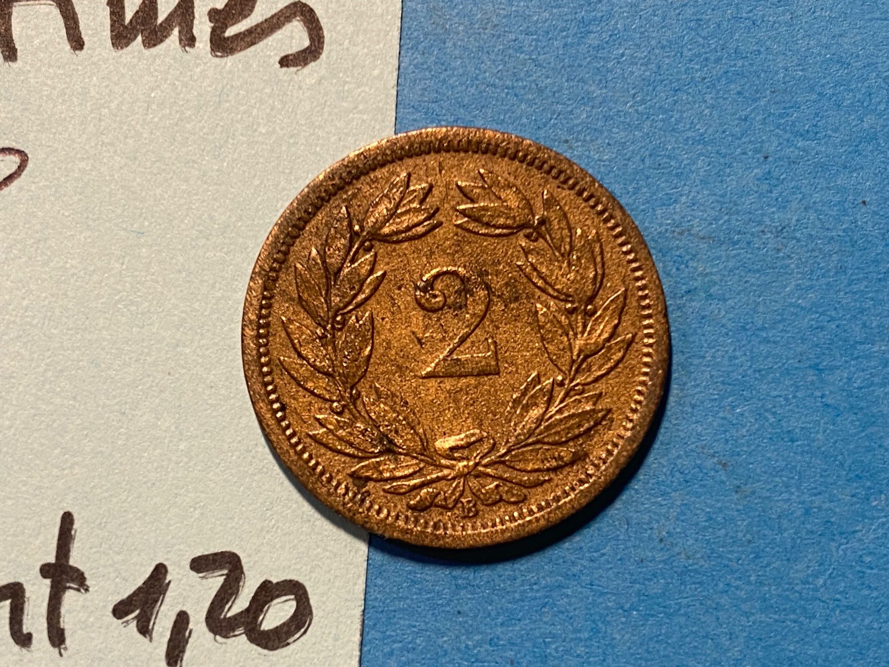 Tutti le monete: SUISSE : 2 CENTIMES 1888 – Usato da genève venduto da GEnumist 2