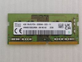 RAM 4GB PC4-3200AA-SC0-11 HMA851S6DJR6N-XN used