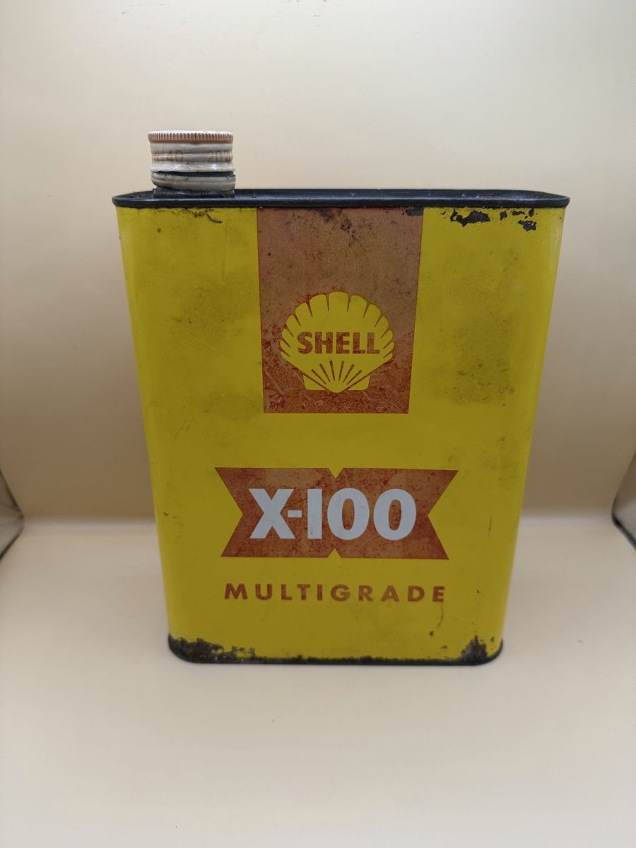 Sonstiges Fahrzeugzubehör: Bidon Huile moteur Shell X-100 Multigrade Vintage – Gebraucht aus Genève von sho_67qj 1