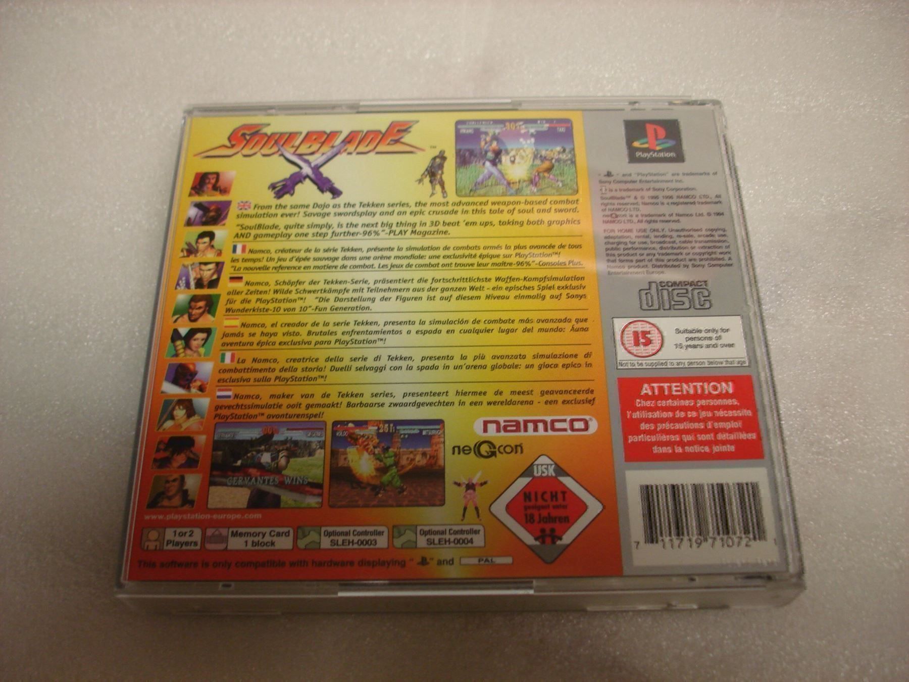 Sony Giochi: Soul Blade - RARE PS1 - complete – Usato da Pambio Noranco venduto da Pol69 2