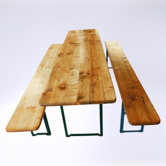 Set di tavolo e panche: Festbank-Garnitur – Usato da Glattbrugg venduto da BauTeile
