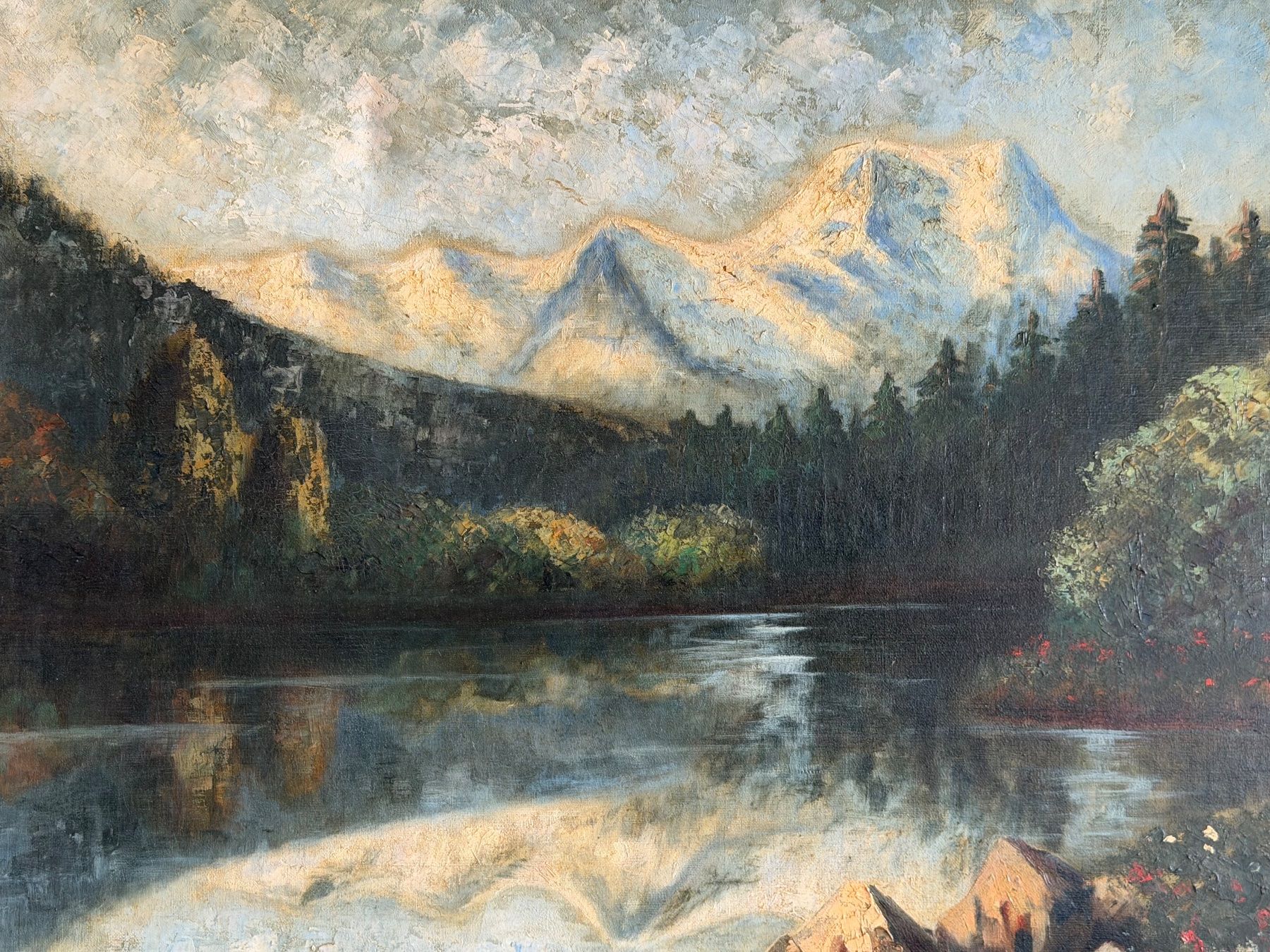 Gemälde: H. Studer Grosse Original ÖlGemälde – Gebraucht aus Basel von PAUL_ART 2