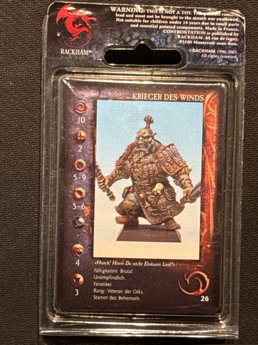 Statuette: Confrontation Rackham Windkrieger 2, OVP – Usato da Bischofszell venduto da Ascorb 1