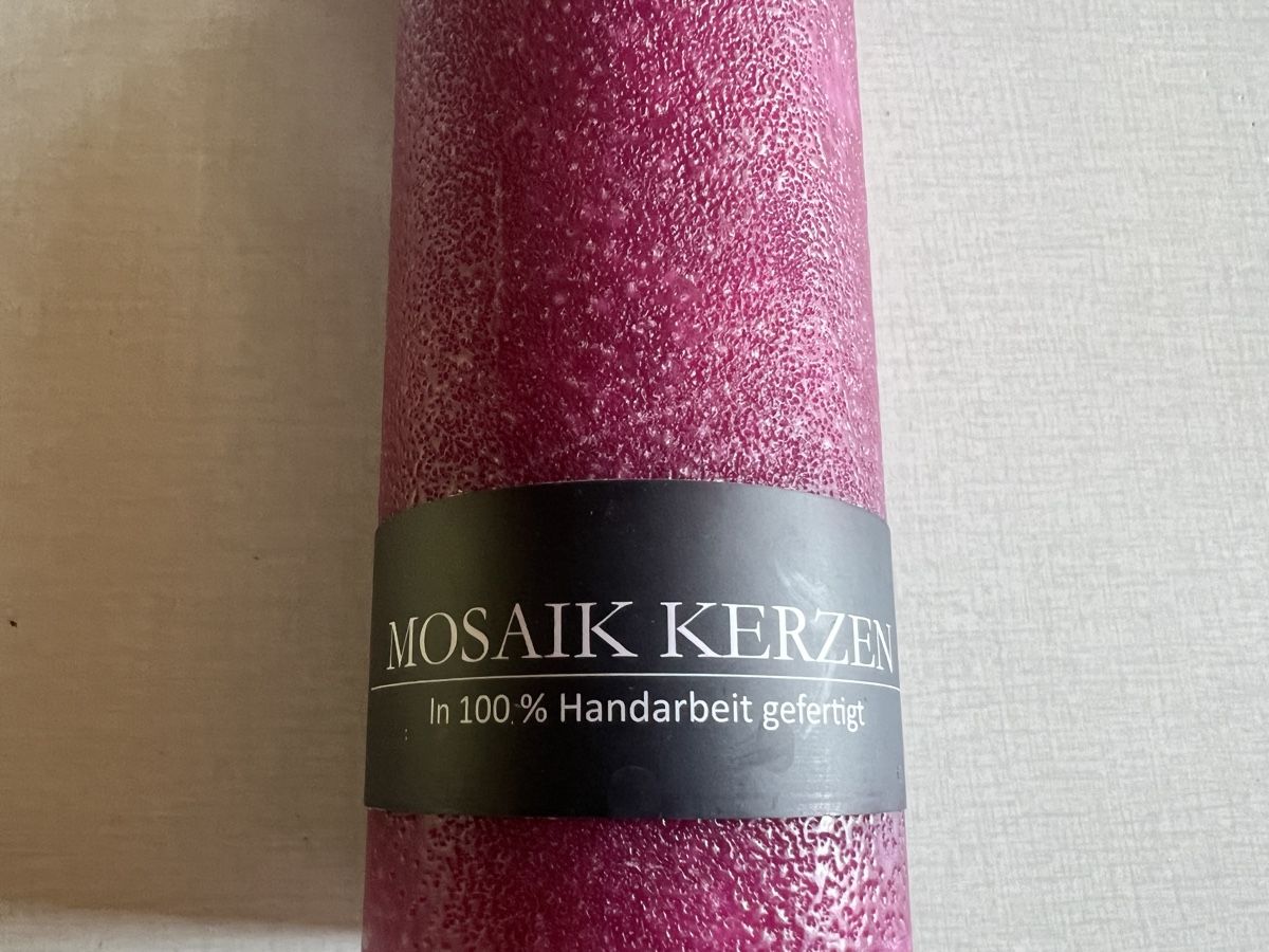 Candele: Mosaik Kerze, Handarbeit, Deko – Nuovo e nell'imballaggio originale da Wohlenschwil venduto da SmokyAnnie 1