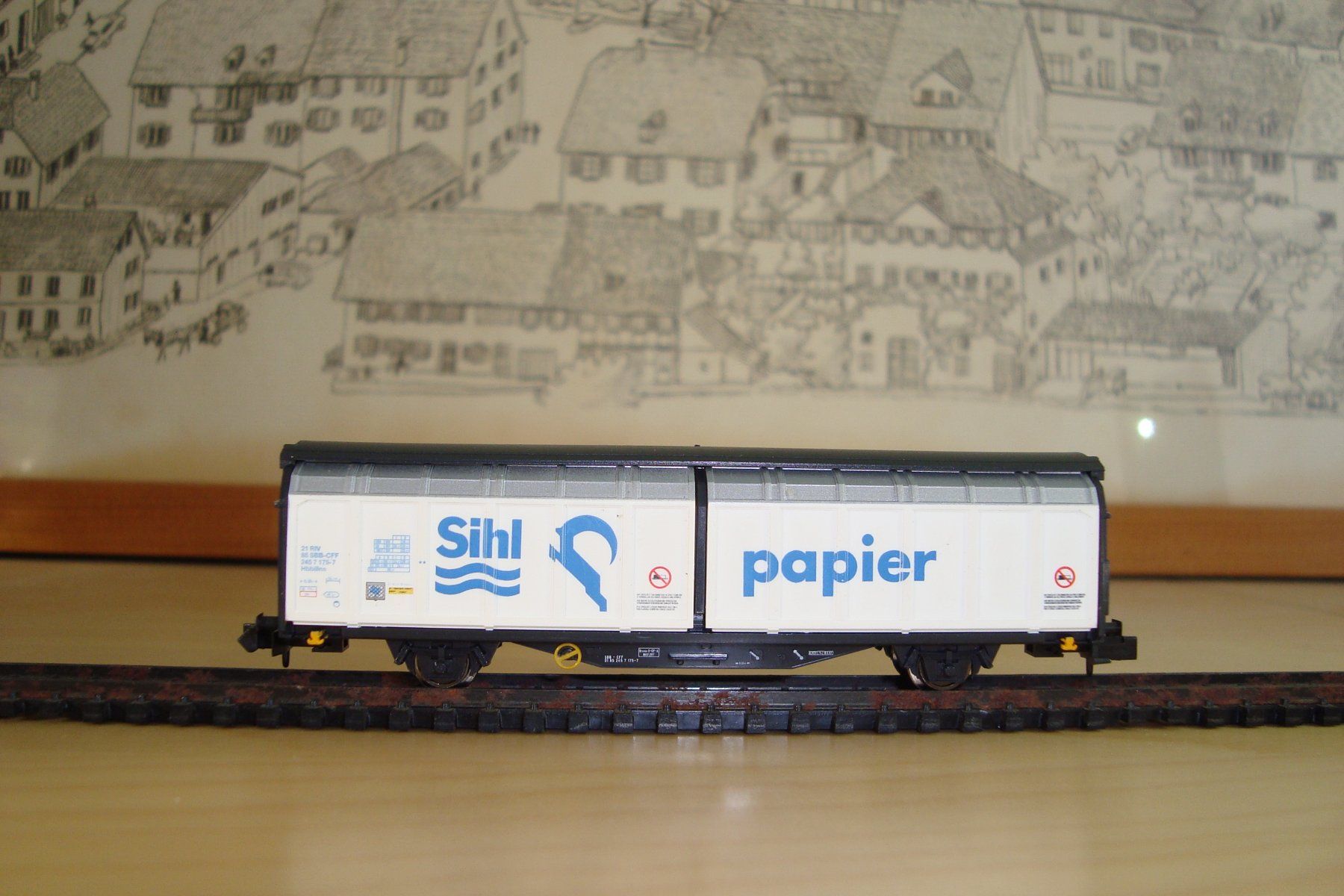 Trix Modelleisenbahnen: Güterwagen Hbbillns Sihlpapier – Neu (gemäss Beschreibung) aus Rubigen von remarub