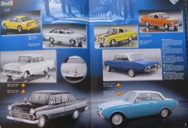 Revell Modellkatalog Metal 1:18 und Slot von 2005/2006