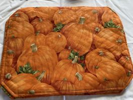 30x40cm Pumpkin Patch placemats 4x , Fall Decor - New!