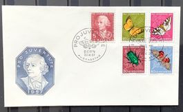 1957 FDC Pro Juventute ohne Adresse in sehr gute Zustand
