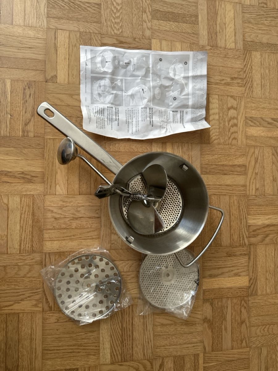 Küchengeräte: Passiermühle Edelstahl  – Gebraucht aus Grüningen von DomegaStore 2